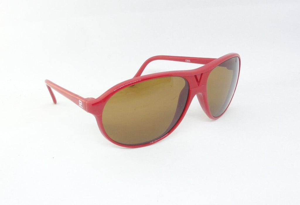 VUARNET  SUNGLASSES 085 RED  TEMPLE PX 2000 VINTAGE NEW OLD STOCKS