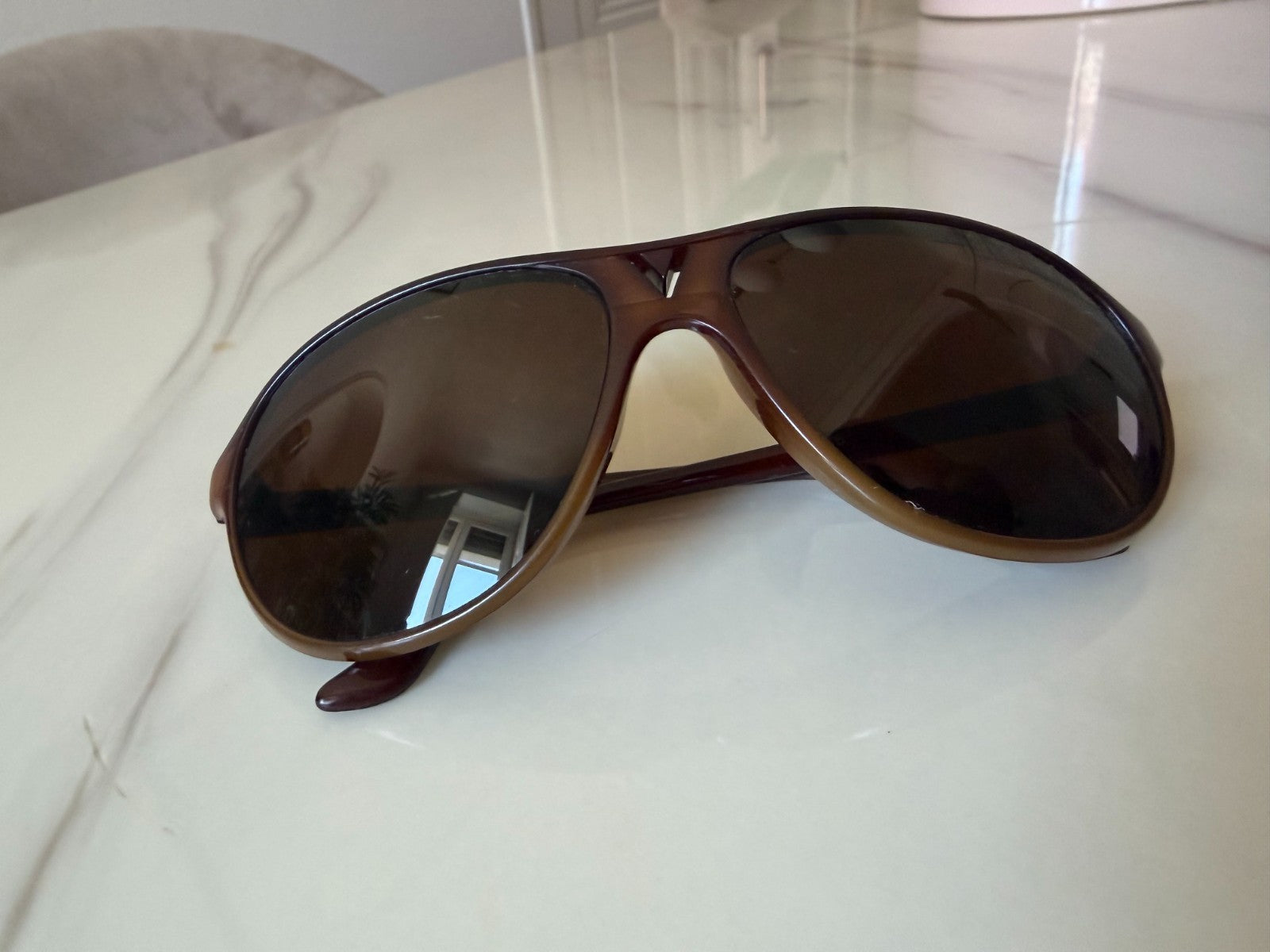 VUARNET  BROWN 085 VINTAGE NEW OLD STOCK SUNGLASSES  PX 5000 MINERAL LENSES
