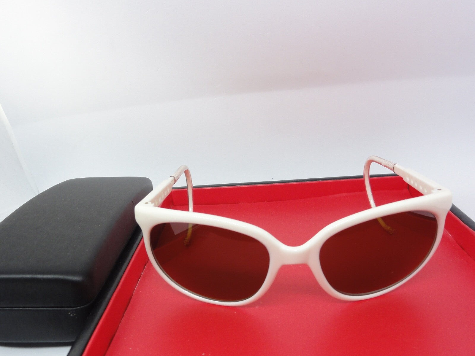VUARNET 2002 BLA 002 CATEYE VINTAGE CABLE HOOK SUNGLASSES  PX 2000 GLACIER