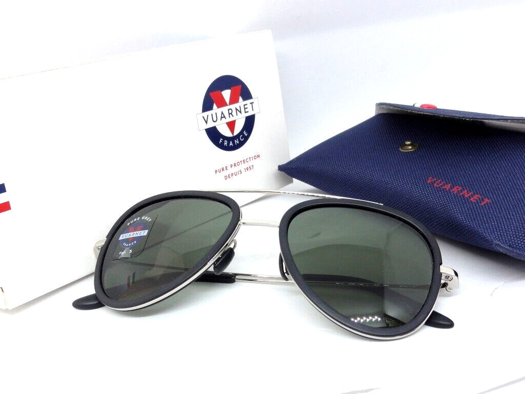 VUARNET  SUNGLASSES VL 1614  0001 1121 EDGE PILOT  PX 3000 PURE GREY
