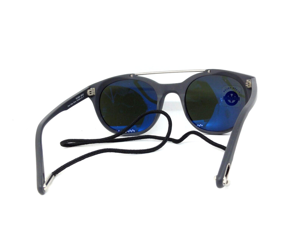 VUARNET  SUNGLASSES VL 1606 0003 1123  PX 3000 PURE GREY SILVER FLASH  + CORD