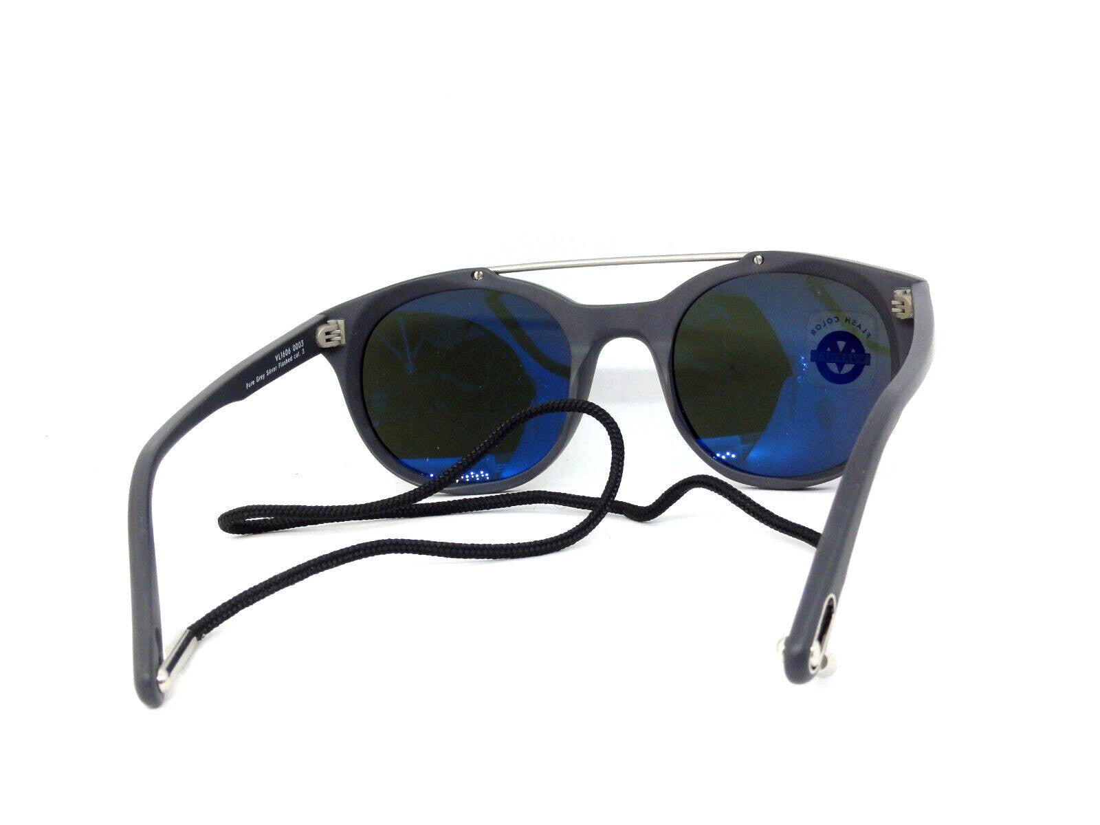 VUARNET  SUNGLASSES VL 1606 0003 1123  PX 3000 PURE GREY SILVER FLASH  + CORD