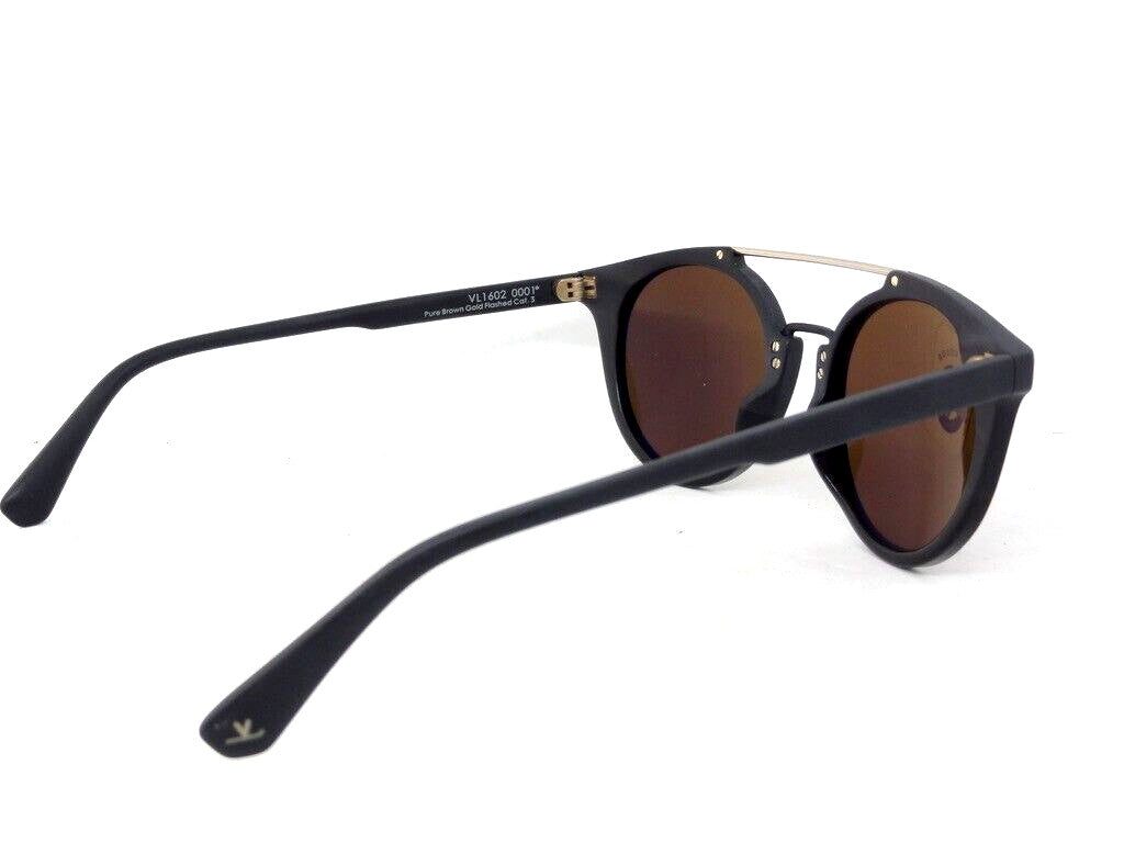 VUARNET SUNGLASSES VL 1602 0001 2124  CABLE CAR PURE BROWN GOLD FLASH