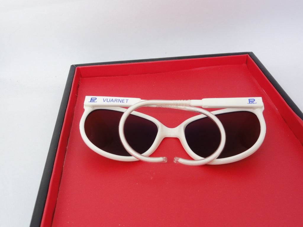 VUARNET 2002 BLA 002 CATEYE VINTAGE CABLE HOOK SUNGLASSES  PX 2000 GLACIER