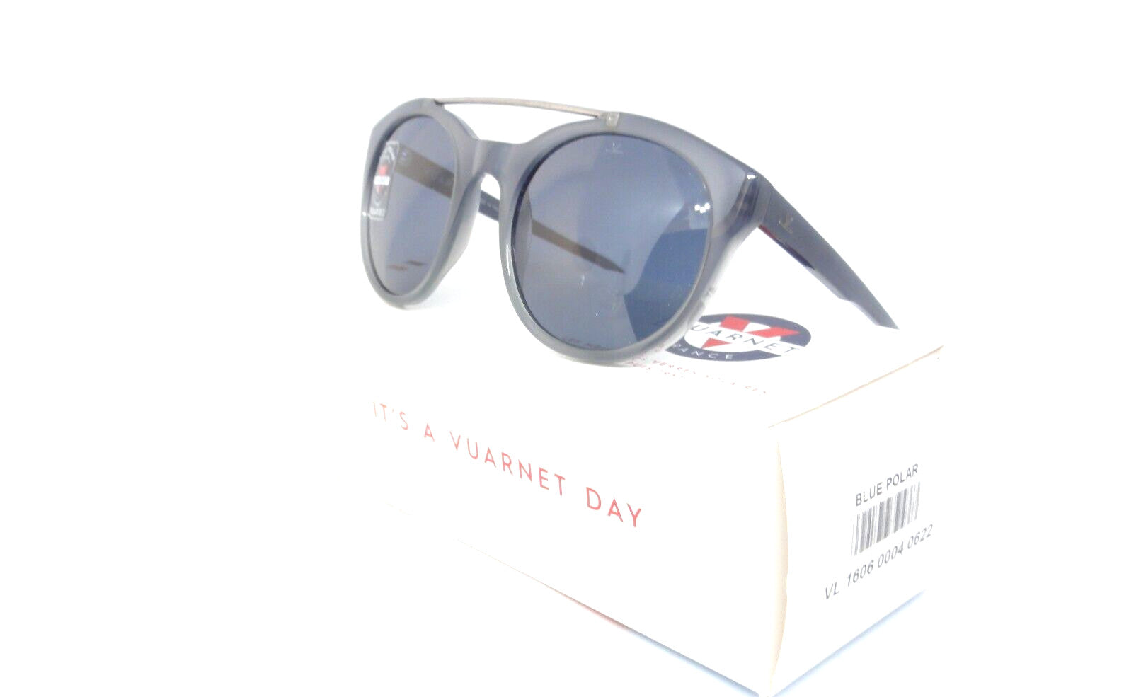 VUARNET  SUNGLASSES VL 1606 0004 0622  BLUE POLAR POLARIZED + CORD