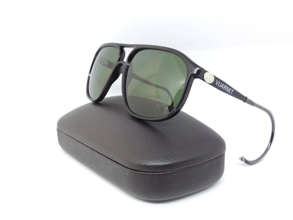 VUARNET 3117 BLACK  117  VINTAGE  80S SUNGLASSES  PX 3000 CABLE HOOK TEMPLES