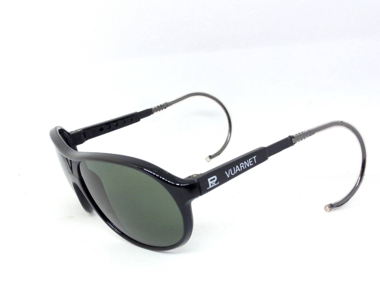 VUARNET  SUNGLASSES 085 BLACK CABLE HOOK  TEMPLE PX 3000 VINTAGE NEW OLD STOCKS