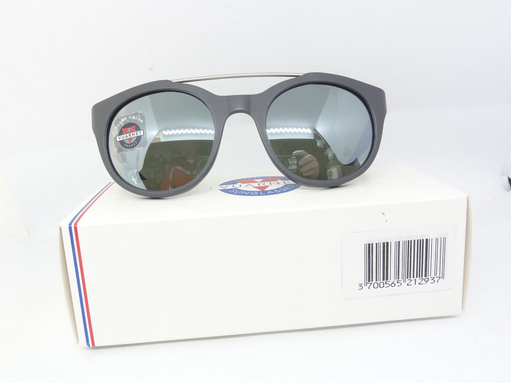 VUARNET  SUNGLASSES VL 1606 0003 1123  PX 3000 PURE GREY SILVER FLASH  + CORD