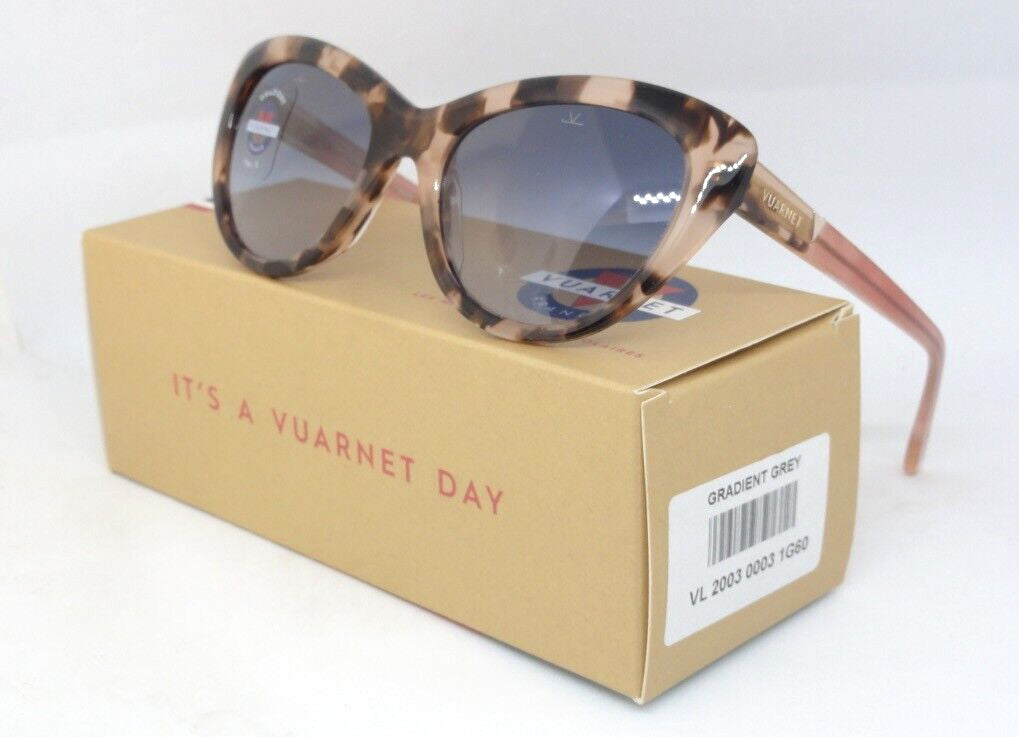 VUARNET  SUNGLASSES VL 2003 0003 1G60 WOMEN SUNGLASSES GRADIENT GREY LENS