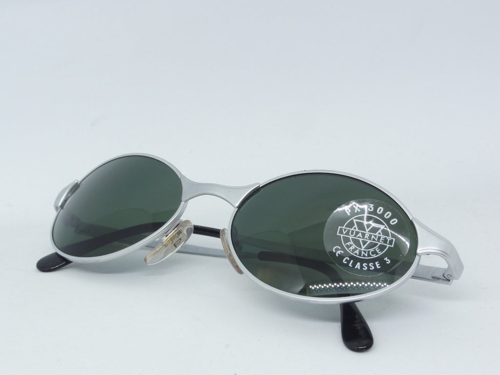 VUARNET 055 3055 SILVER VINTAGE SUNGLASSES 90S PX 3000  FRANCE NEW IN BOX