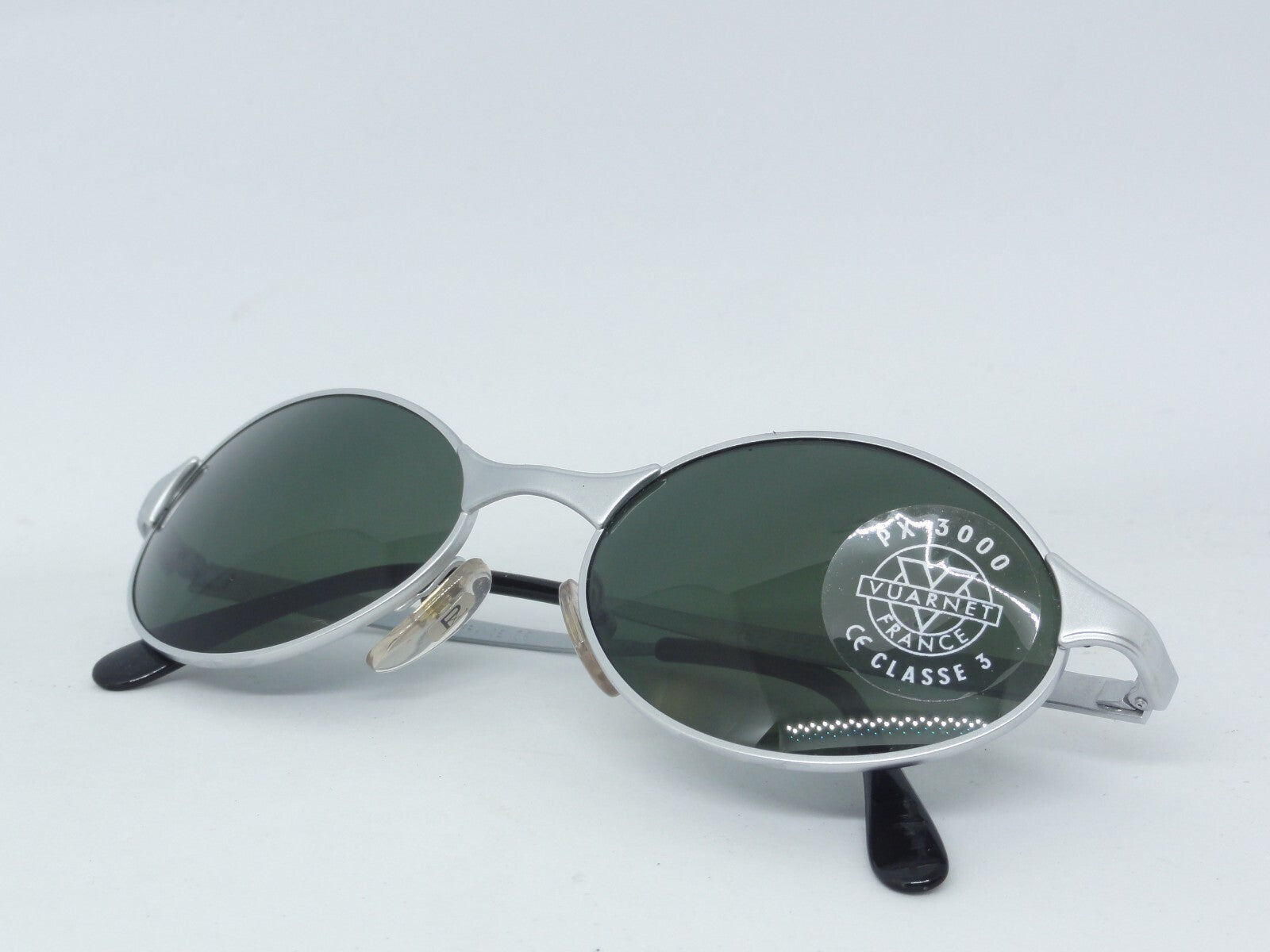 VUARNET 055 3055 SILVER VINTAGE SUNGLASSES 90S PX 3000  FRANCE NEW IN BOX