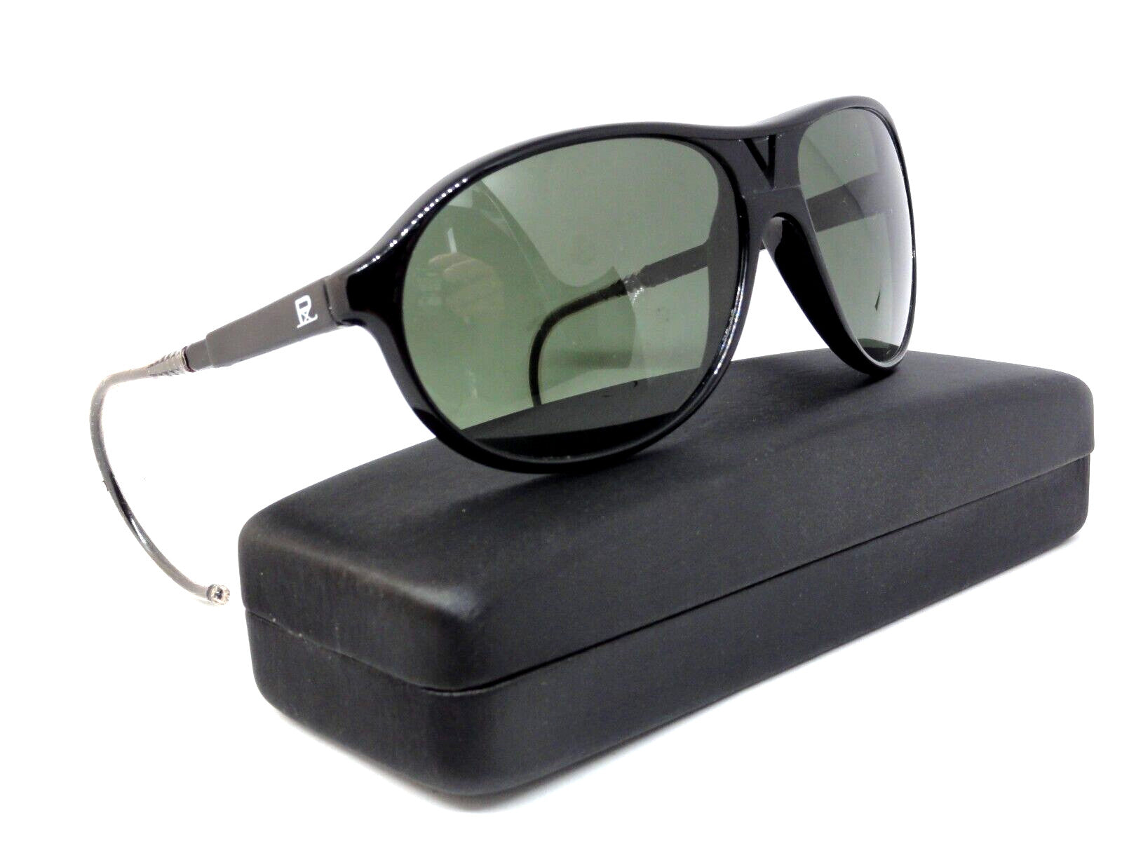 VUARNET  SUNGLASSES 085 BLACK CABLE HOOK  TEMPLE PX 3000 VINTAGE NEW OLD STOCKS