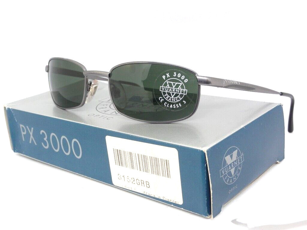 VUARNET 155 GREY VINTAGE 90S SUNGLASSES PX 3000 FRANCE
