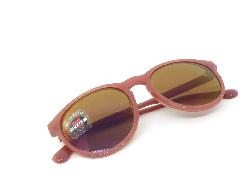 VUARNET VL 1616 0005 2130  PX 2000 PURE BROWN NEW SUNGLASSES  GLASS FLASHED LENS