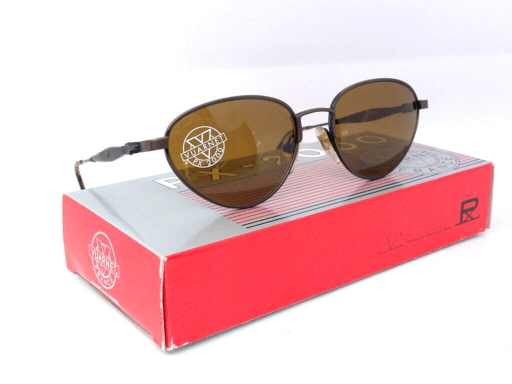 VUARNET 012  VINTAGE SUNGLASSES 90S PX 2000  FRANCE NEW IN BOX