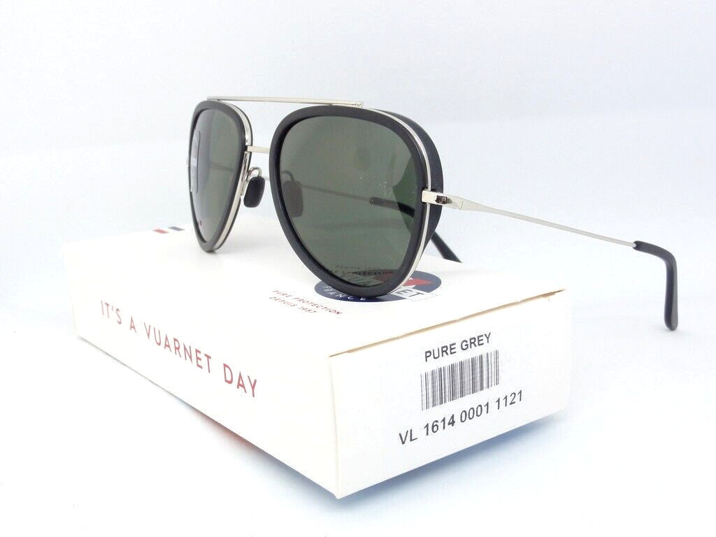 VUARNET  SUNGLASSES VL 1614  0001 1121 EDGE PILOT  PX 3000 PURE GREY