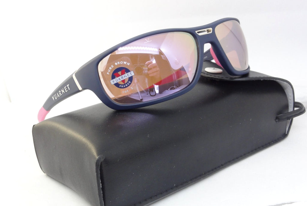 VUARNET SUNGLASSES VL 1918 RACING  PURE BROWN PINK FLASH