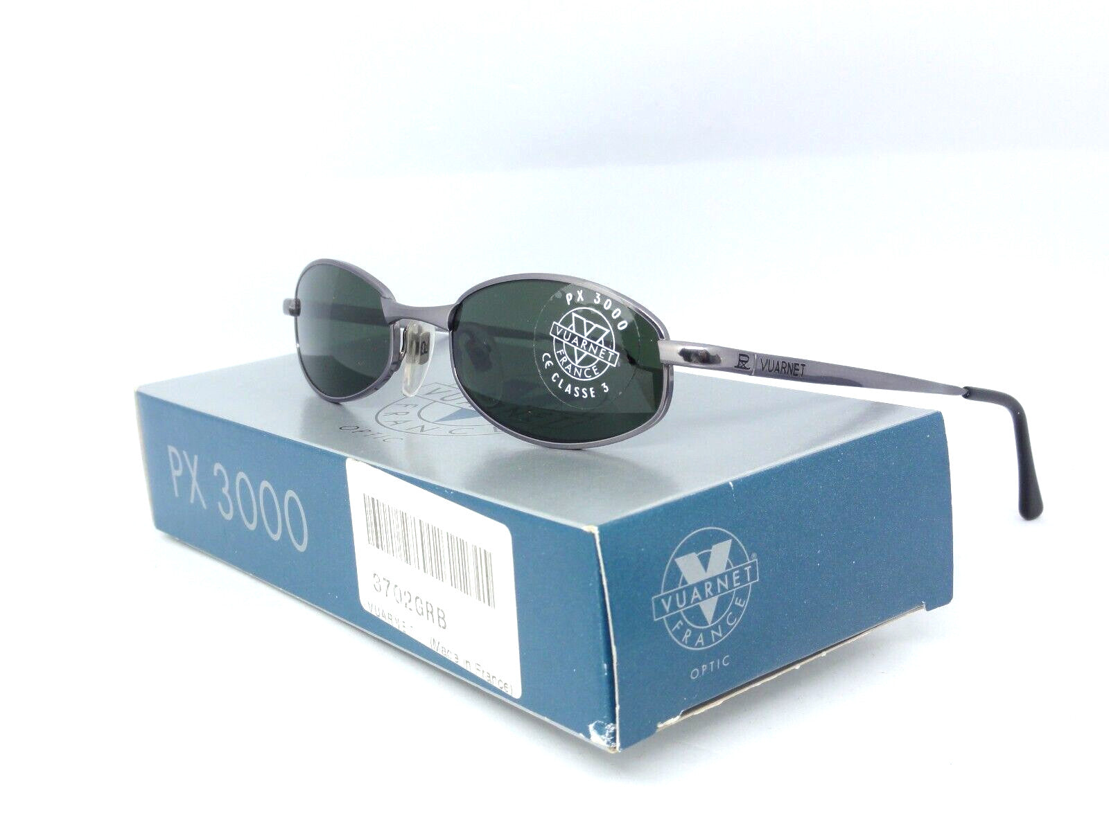 VUARNET 702 VINTAGE SUNGLASSES 90S   GLASS MINERAL LENS PX 3000 NEW IN BOX