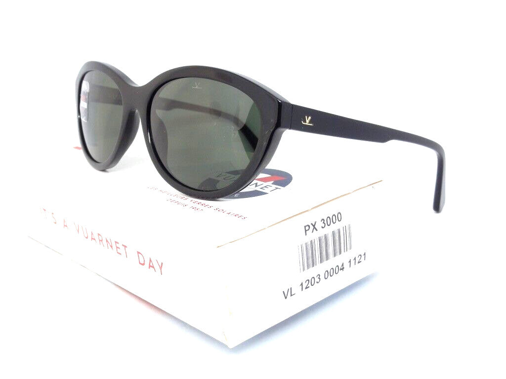 VUARNET  SUNGLASSES VL 1203 0004 1121 BLACK PX 3000 PURE GREY