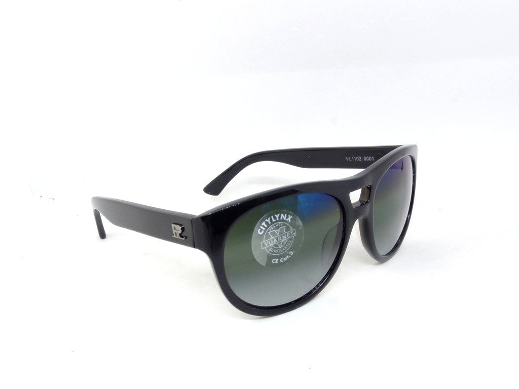 VUARNET SUNGLASSES  VL 1102 0001  1140 CITYLYNX MINERAL LENS  FLAG EDIT