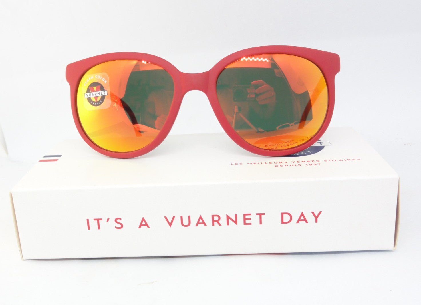 VUARNET 002 LEGEND 02 VL 0002 0015  1130  SUNGLASSES PURE GREY RED FLASH