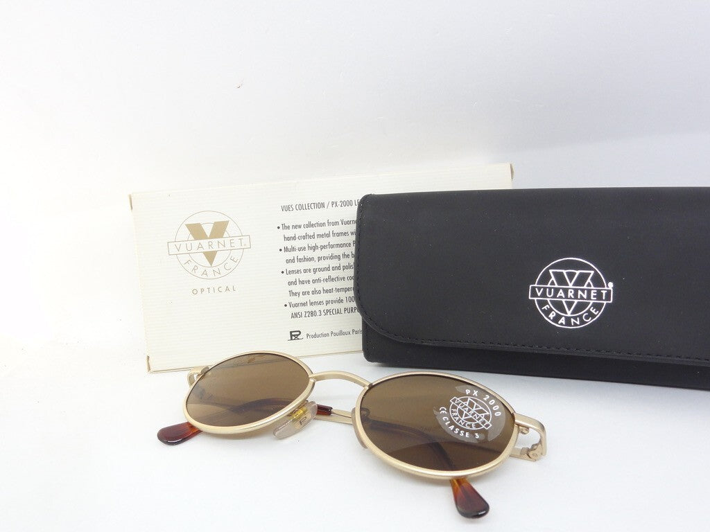 VUARNET 064   VINTAGE SUNGLASSES HAND MADE PX 2000 NEW IN BOX