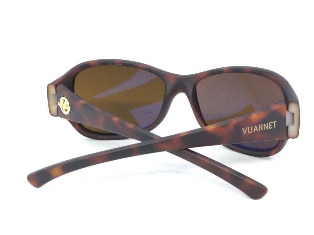 VUARNET SUNGLASSES  2126 ECA 126  PX 2000 MINERAL PURE BROWN GOLD MIRROR FLASH