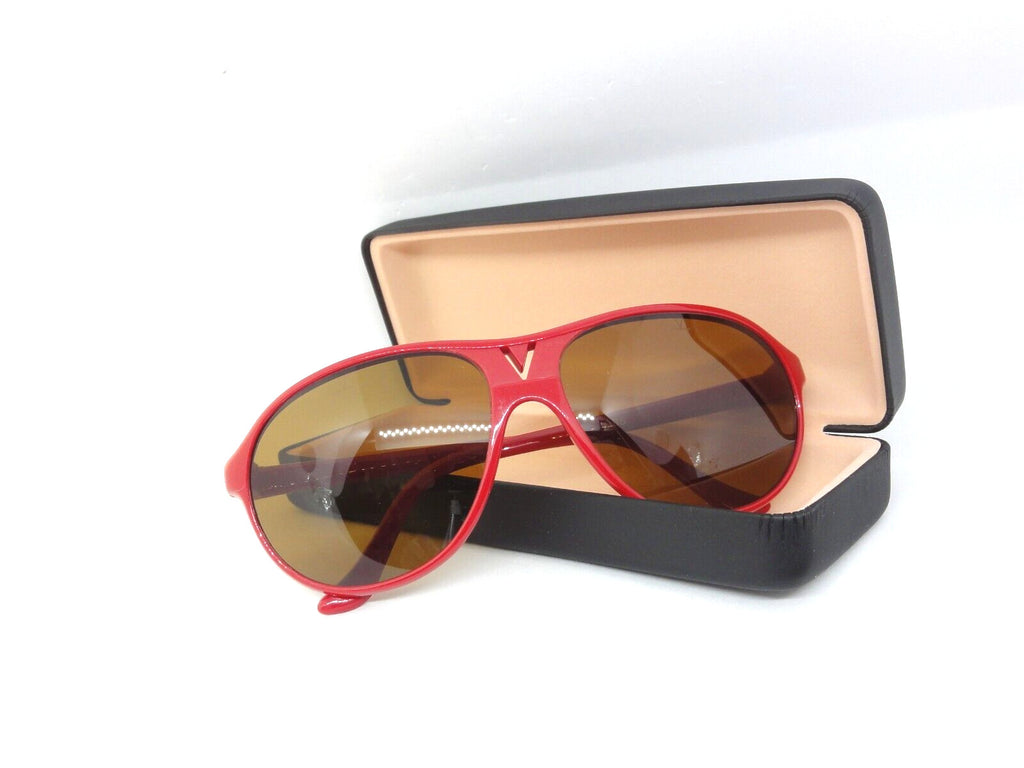 VUARNET  SUNGLASSES 085 RED  TEMPLE PX 2000 VINTAGE NEW OLD STOCKS