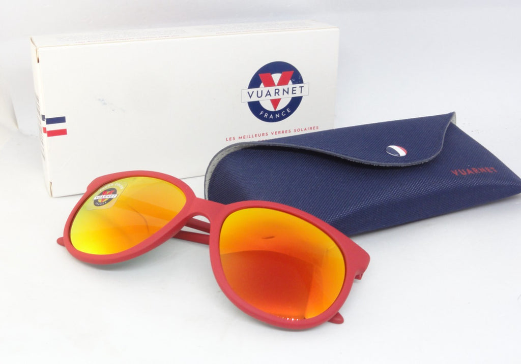 VUARNET 002 LEGEND 02 VL 0002 0015  1130  SUNGLASSES PURE GREY RED FLASH