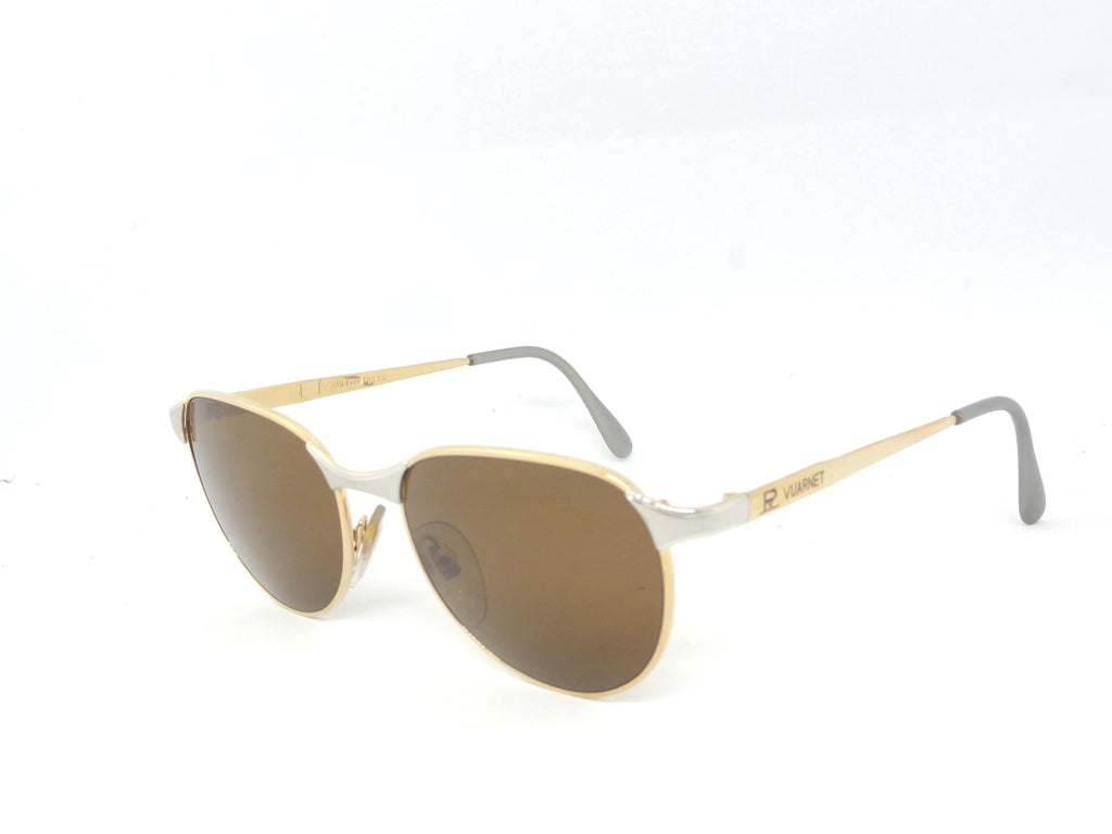 VUARNET 040  GOLD VINTAGE SUNGLASSES 90S PX 2000  FRANCE