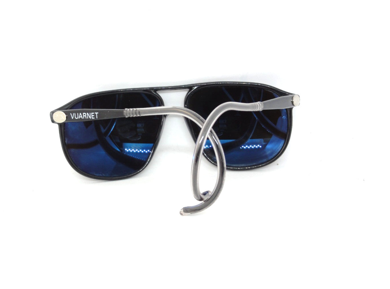 VUARNET 3117 BLACK  117  VINTAGE  80S SUNGLASSES  PX 5000 CABLE HOOK TEMPLE