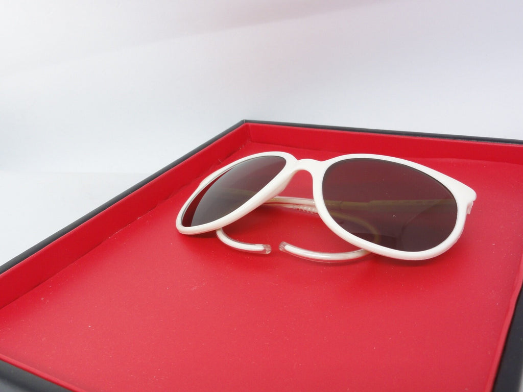 VUARNET 2002 BLA 002 CATEYE VINTAGE CABLE HOOK SUNGLASSES  PX 2000 GLACIER
