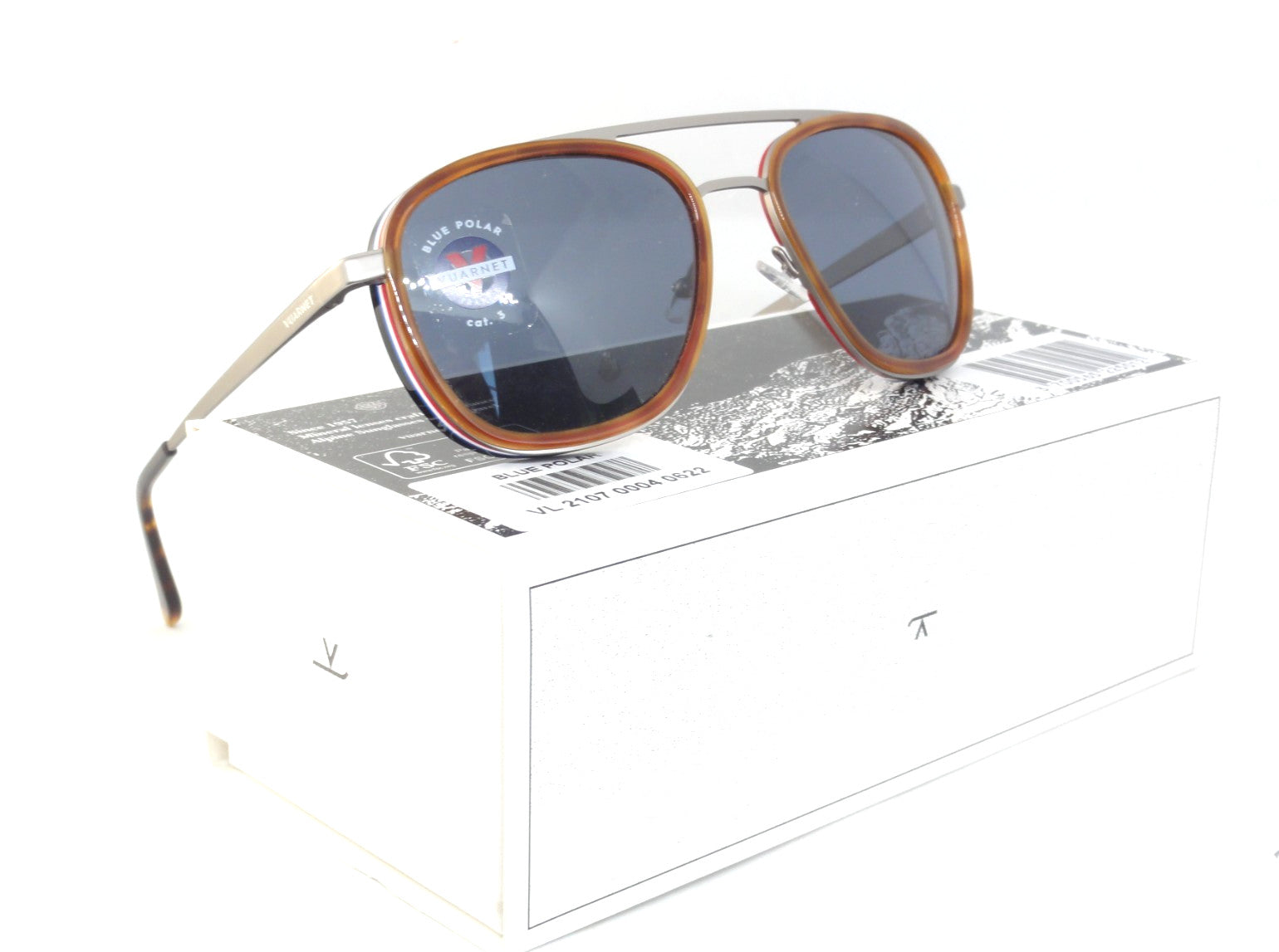 VUARNET SUNGLASSES VL 2107 0004 0622   EDGE  LARGE POLAR POLARIZED BLUE POLAR