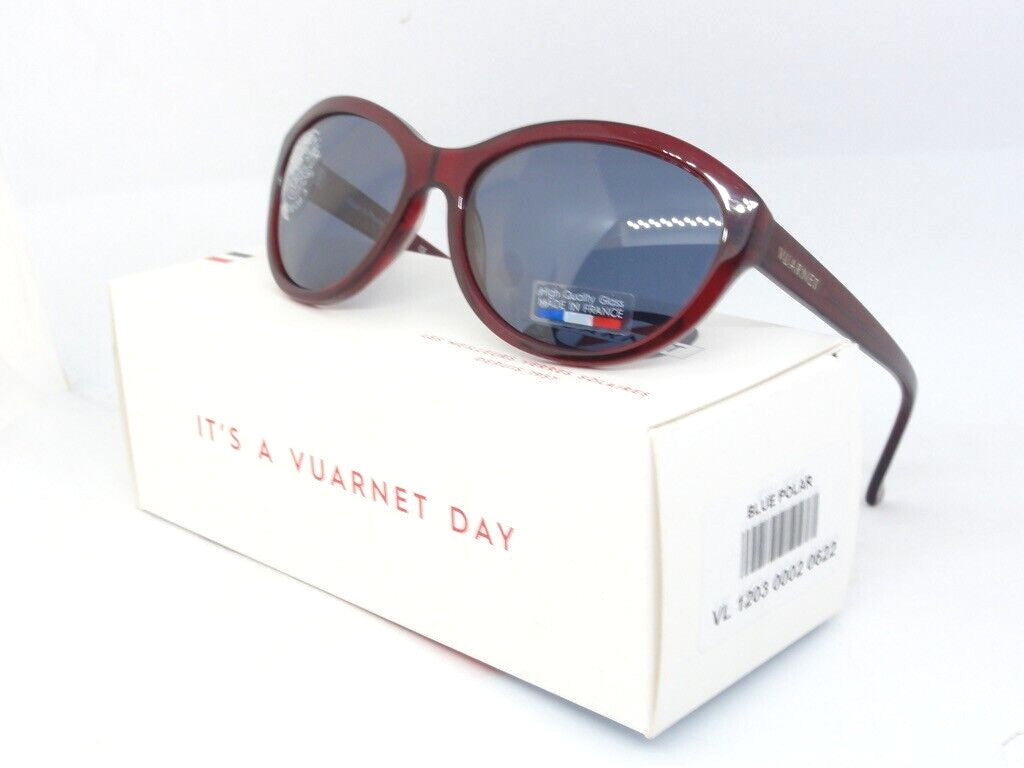 VUARNET  SUNGLASSES VL 1203 0002 0622  BLUE POLAR POLARIZED + CORD