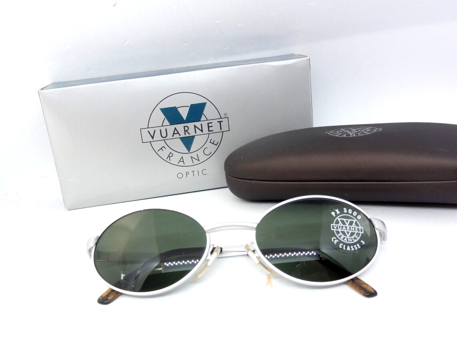 VUARNET 151 3151 SILVER   VINTAGE SUNGLASSES 90S PX 3000  FRANCE NEW IN BOX