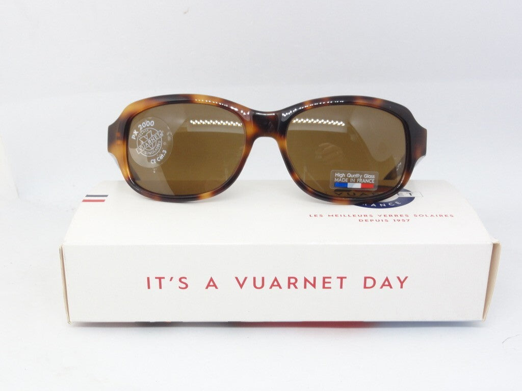 VUARNET VL 1104 0009 2121 PX 2000 PURE BROWN NEW SUNGLASSES  GLASS  FRANCE
