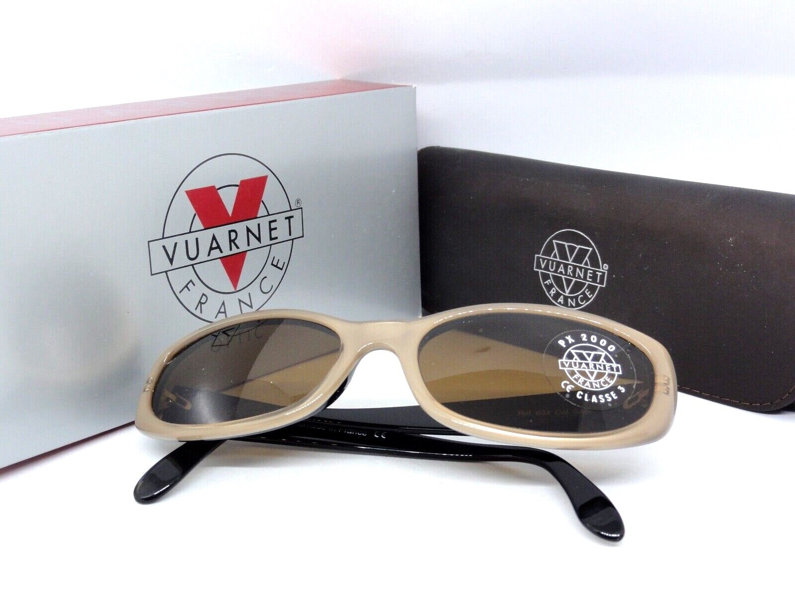 VUARNET SUNGLASSES 2604 SAB 604 HAND MADE PX 2000 VINTAGE SMALL SIZE