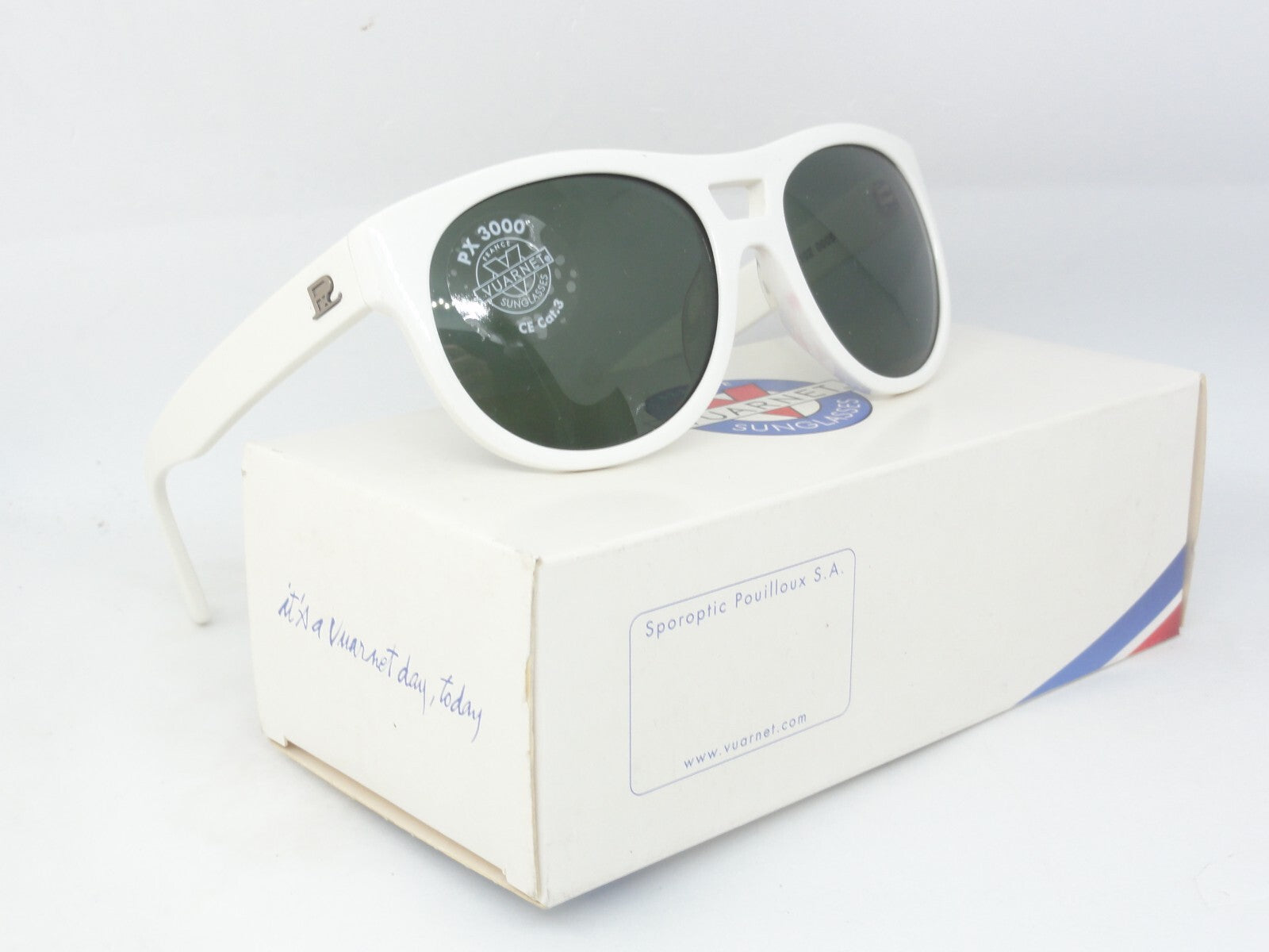 VUARNET SUNGLASSES  VL 1102 0005  1121 PX 3000 PURE GREY HAND MADE