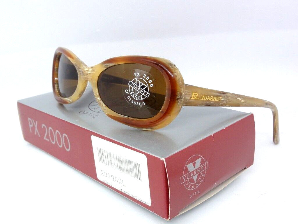 VUARNET 079  VINTAGE SUNGLASSES  HAND MADE GLASS MINERAL LENS PX 2000