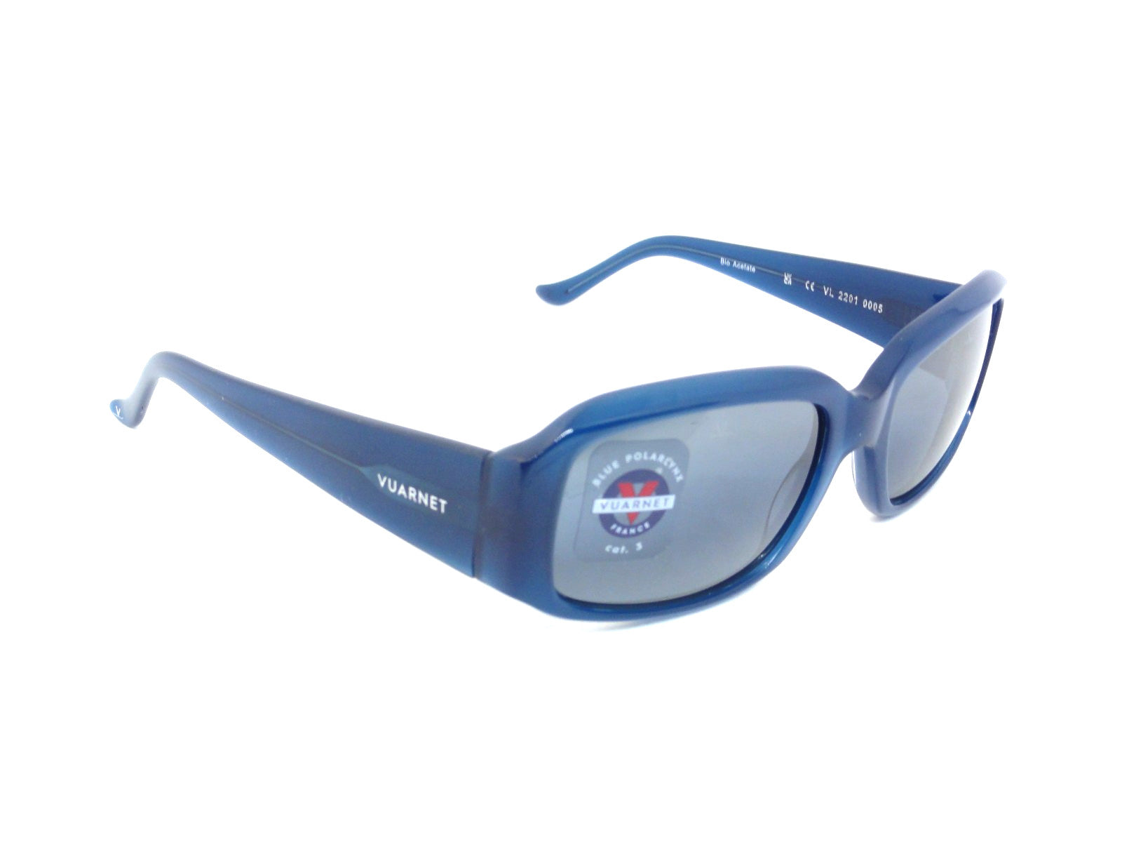 VUARNET VL 2201 0005 0636  RESORT  SUNGLASSES  BLUE POLARLYNX POLARIZED MINERAL