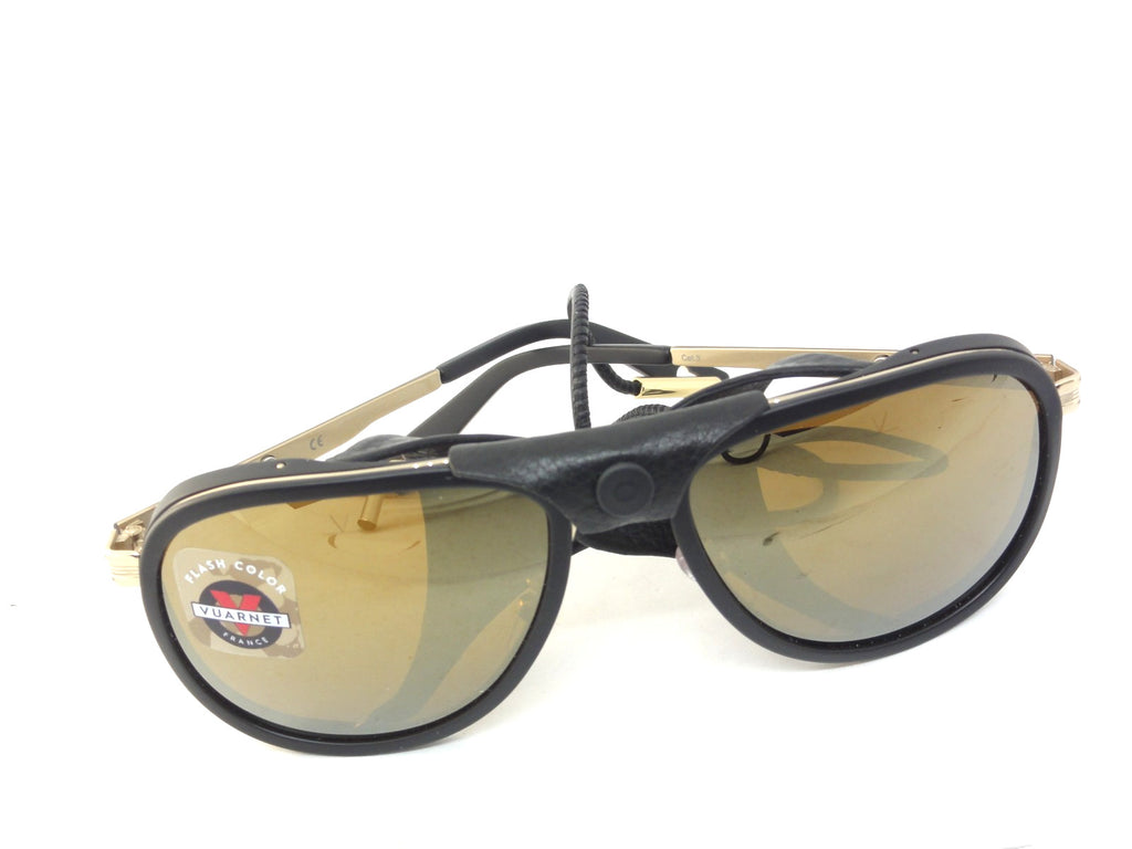VUARNET VL 1315 0008 2124  GLACIER SUNGLASSES PURE BROWN GOLD FLASH MINERAL LENS