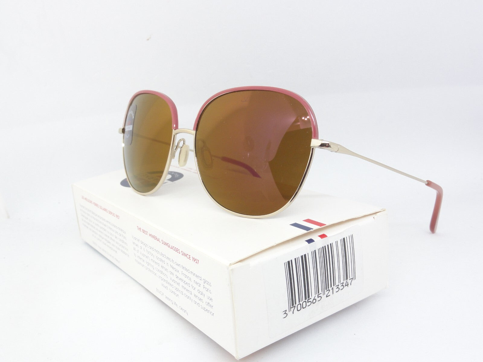 VUARNET SUNGLASSES VL 1628 0004 2130  PURE BROWN PURPLE FLASH