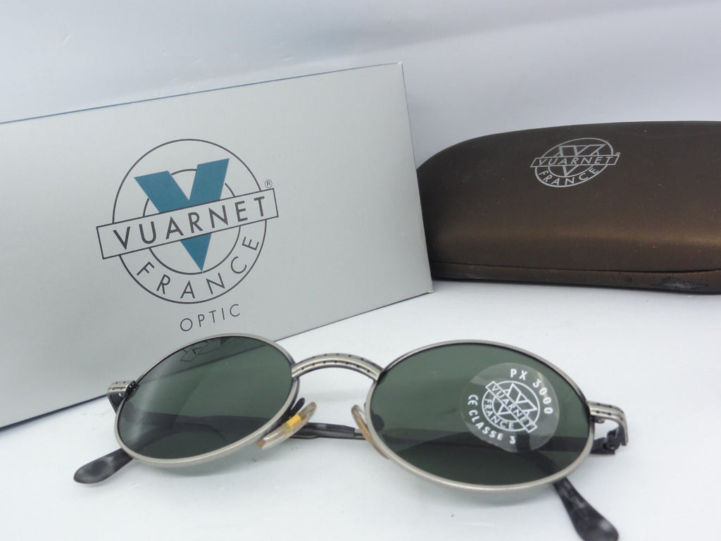 VUARNET 016  GREY  VINTAGE SUNGLASSES 90S PX 3000  FRANCE NEW IN BOX