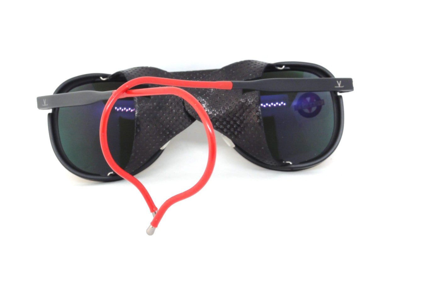 VUARNET VL 1315 0012 1130  GLACIER SUNGLASSES PURE GREY RED  FLASH 1957 EDITION