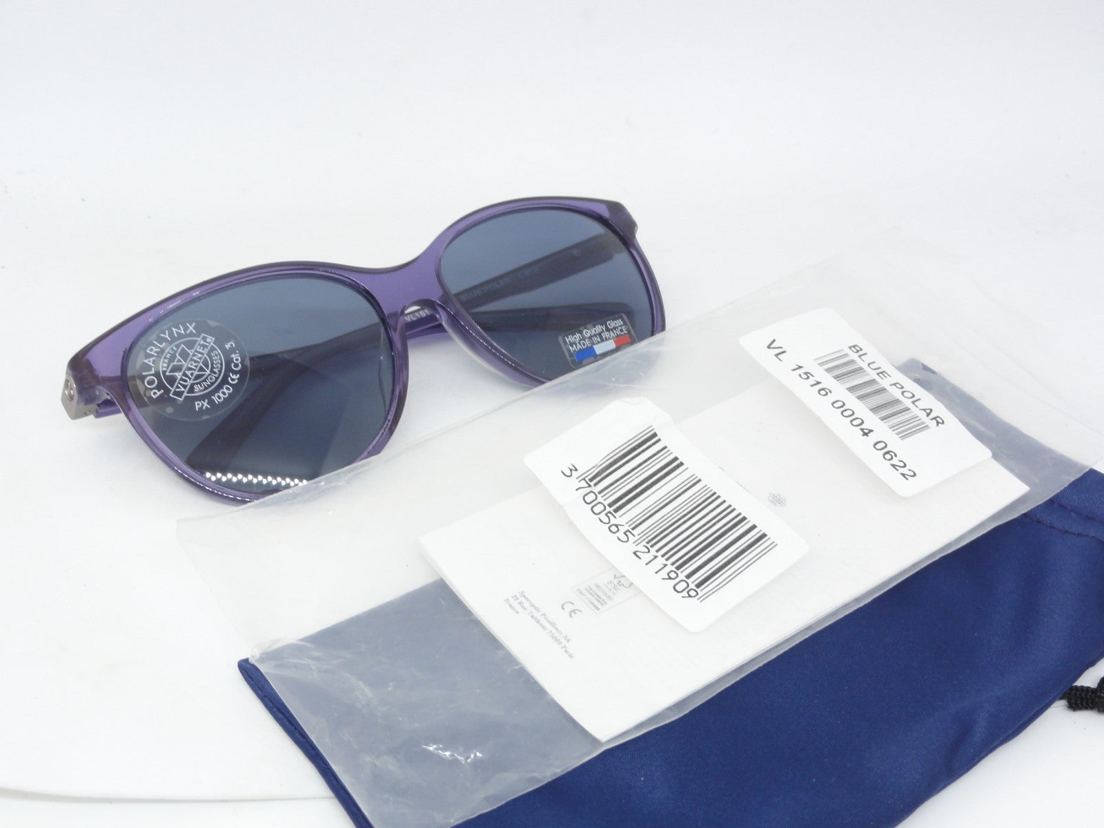 VUARNET  SUNGLASSES VL 1516 0004 0622  BLUE POLAR POLARIZED