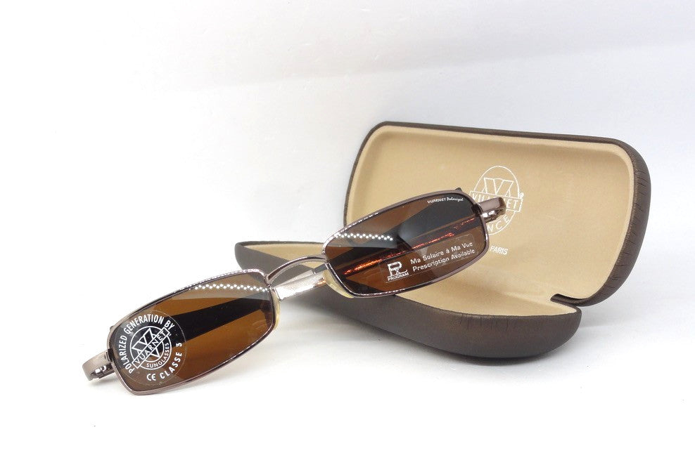 VUARNET  SUNGLASSES 172 PC   POLARIZED  VINTAGE NEW OLD STOCKS TAGS SMALL SIZE