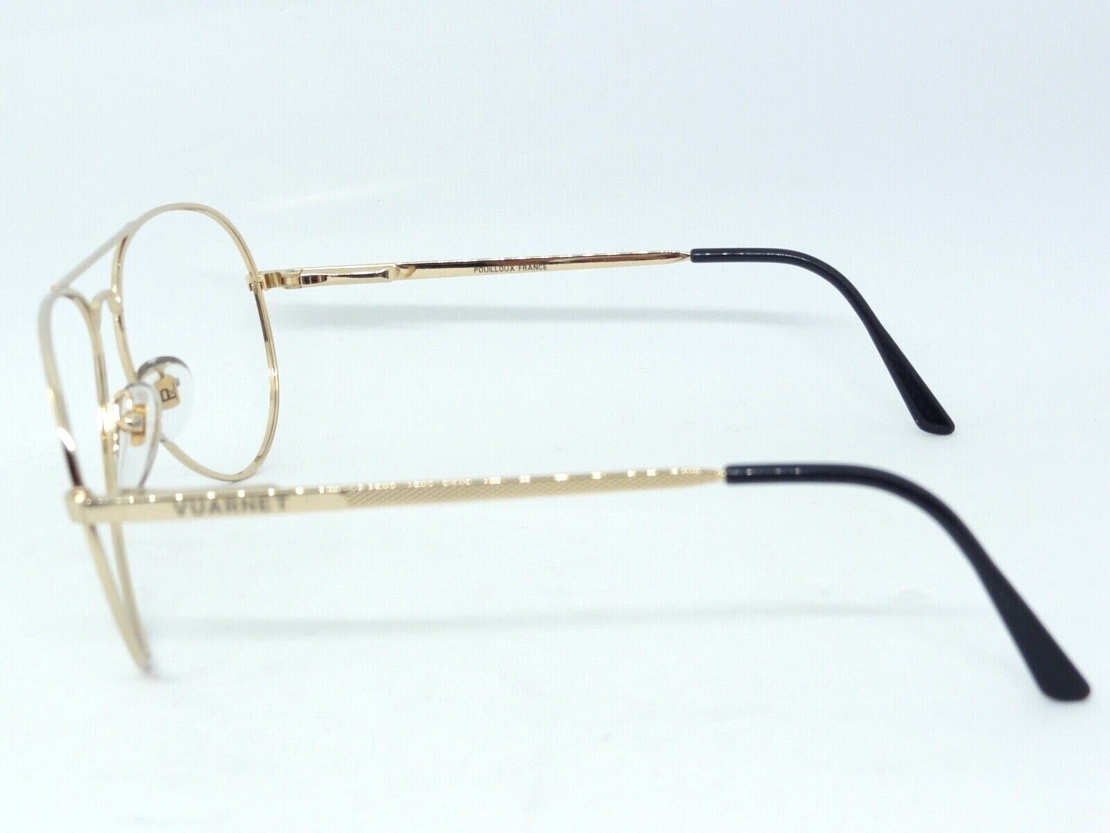 VUARNET 036 GOLD  SUNGLASSES REPLACEMENT FRAME  EYEGLASSES 1984 PILOT  VINTAGE