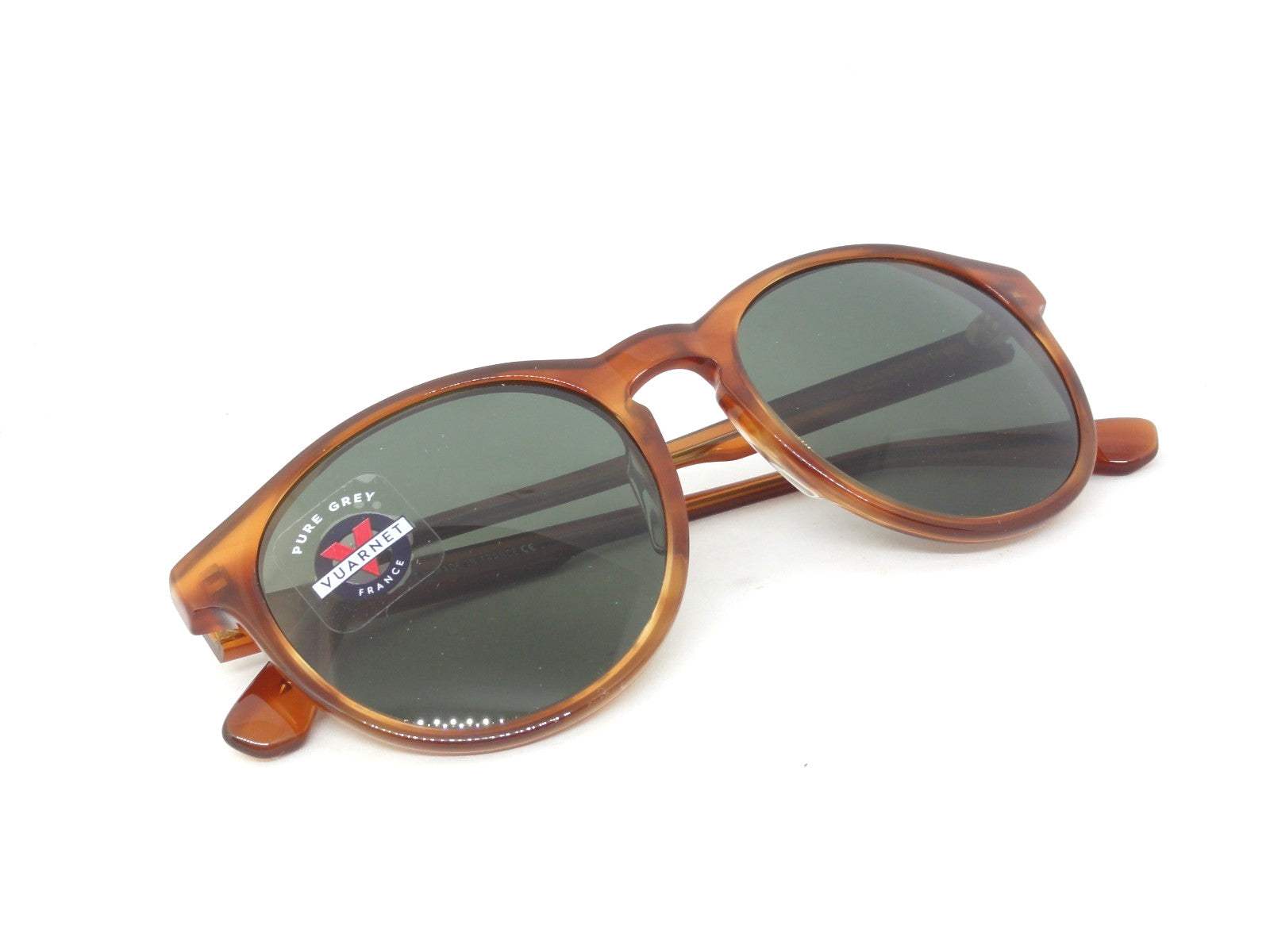VUARNET SUNGLASSES  VL 1616 0004  1121 SMALL ROUND DISTRICT  PURE GREY MINERAL