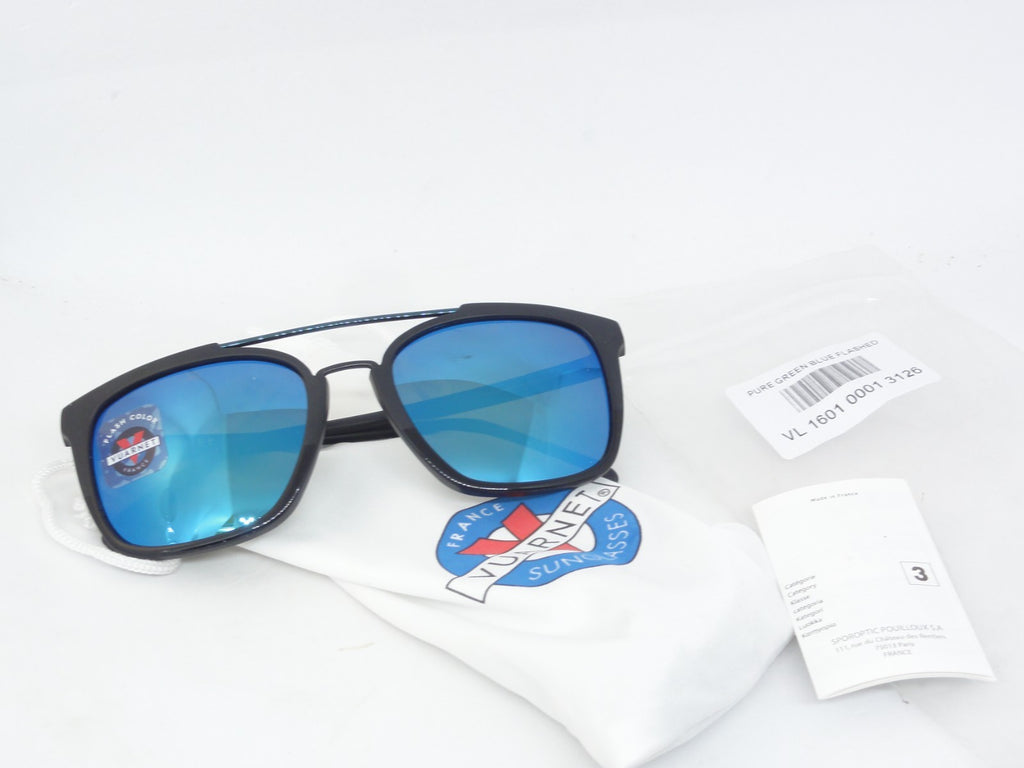 VUARNET SUNGLASSES VL 1601 0001 3126 BLUE FLASH