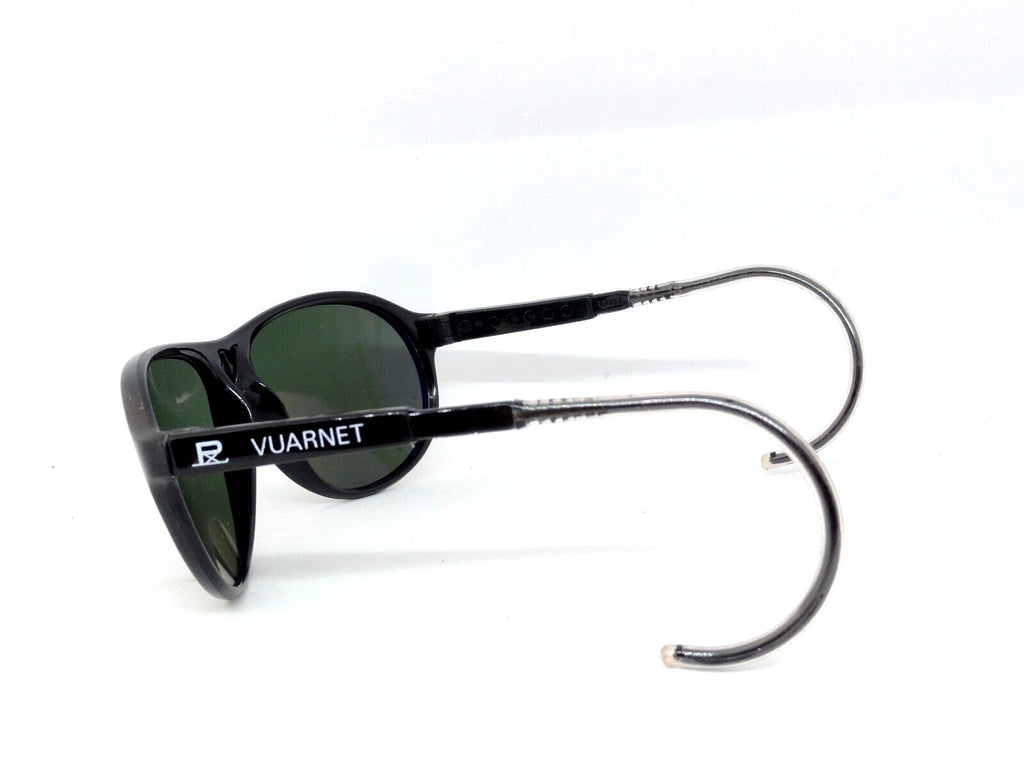 VUARNET  SUNGLASSES 085 BLACK CABLE HOOK  TEMPLE PX 3000 VINTAGE NEW OLD STOCKS